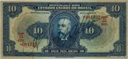10 Mil Reis BRAZIL  1931 P.039d VF