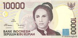 10000 Rupiah INDONESIEN  2001 P.137d  VZ