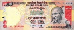 1000 Rupees INDE  2009 P.100o TTB+