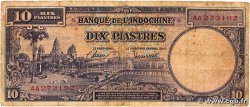 10 Piastres INDOCHINE FRANÇAISE  1947 P.080