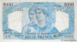 1000 Francs MINERVE ET HERCULE FRANCE  1945 F.41.06