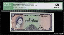 10 Shillings JAMAICA  1961 P.51Ba FDC