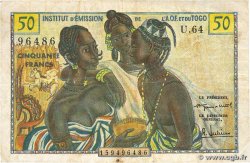 50 Francs FRENCH WEST AFRICA  1956 P.45 F