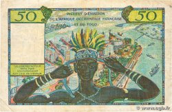 50 Francs FRENCH WEST AFRICA  1956 P.45 F