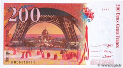 200 Francs EIFFEL FRANCIA  1996 F.75.02 FDC