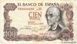 100 Pesetas Remplacement SPANIEN  1970 P.152ar S