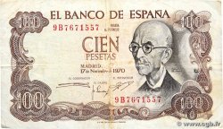 100 Pesetas Remplacement ESPAGNE  1970 P.152ar