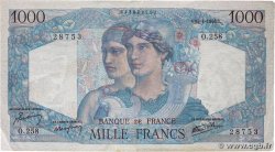 1000 Francs MINERVE ET HERCULE FRANCE  1946 F.41.13