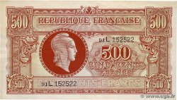 500 Francs MARIANNE fabrication anglaise FRANCE  1945 VF.11.01