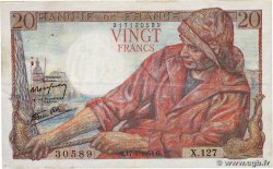 20 Francs PÊCHEUR FRANCE  1944 F.13.09