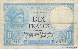 10 Francs MINERVE FRANCE  1926 F.06.10