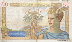 50 Francs CÉRÈS modifié FRANCE  1938 F.18.13 F