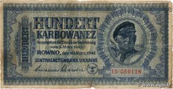 100 Karbowanez UKRAINE  1942 P.055