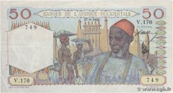 50 Francs FRENCH WEST AFRICA  1944 P.39