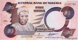 5 Naira NIGERIA  2002 P.24g