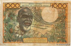 1000 Francs WEST AFRICAN STATES  1971 P.103Ah F+