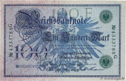 100 Mark GERMANY  1908 P.034