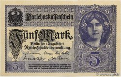 5 Mark GERMANY  1917 P.056b