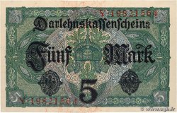 5 Mark GERMANY  1917 P.056b UNC-