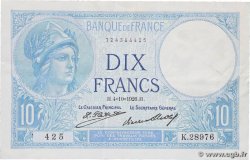 10 Francs MINERVE FRANCE  1926 F.06.11a VF+