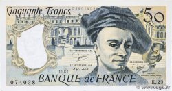 50 Francs QUENTIN DE LA TOUR FRANCE  1981 F.67.07