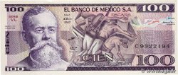 100 Pesos MEXICO  1982 P.074c