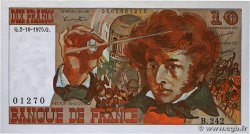 10 Francs BERLIOZ FRANCE  1975 F.63.13 UNC-