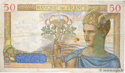 50 Francs CÉRÈS modifié FRANCE  1940 F.18.37 TB