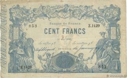 100 Francs type 1862 - Bleu à indices Noirs FRANCE  1880 F.A39.16