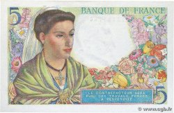 5 Francs BERGER FRANKREICH  1943 F.05.02 ST