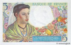 5 Francs BERGER FRANCIA  1943 F.05.03 FDC