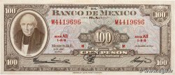 100 Pesos MEXICO  1963 P.061b