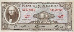 100 Pesos MEXICO  1961 P.061a