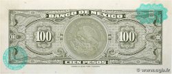 100 Pesos MEXICO  1961 P.061a AU+