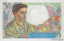 5 Francs BERGER FRANKREICH  1945 F.05.06 fST+