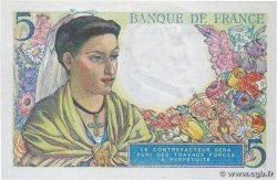 5 Francs BERGER FRANCE  1945 F.05.06 NEUF