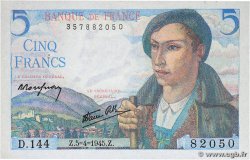 5 Francs BERGER FRANCE  1945 F.05.06