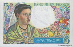 5 Francs BERGER FRANCE  1945 F.05.06 UNC-