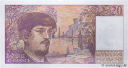 20 Francs DEBUSSY FRANKREICH  1989 F.66.10 fST+