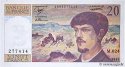 20 Francs DEBUSSY FRANCE  1989 F.66.10