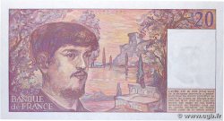 20 Francs DEBUSSY FRANCE  1989 F.66.10 AU+