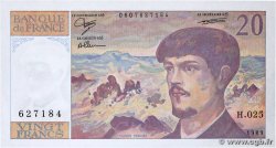 20 Francs DEBUSSY FRANCE  1989 F.66.10