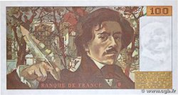 100 Francs DELACROIX modifié FRANCIA  1981 F.69.05 FDC