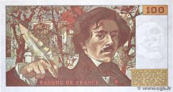 100 Francs DELACROIX modifié FRANCE  1987 F.69.11 UNC-