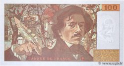 100 Francs DELACROIX imprimé en continu FRANCIA  1993 F.69bis.05 FDC