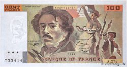 100 Francs DELACROIX 442-1 & 442-2 FRANCE  1995 F.69ter.02b