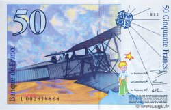 50 Francs SAINT-EXUPÉRY FRANCE  1992 F.72.01b NEUF