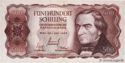 500 Schilling AUSTRIA  1965 P.139a