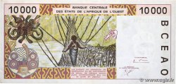 10000 Francs WEST AFRIKANISCHE STAATEN  2001 P.114Aj VZ