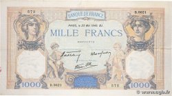 1000 Francs CÉRÈS ET MERCURE type modifié FRANCE  1940 F.38.47 VF-